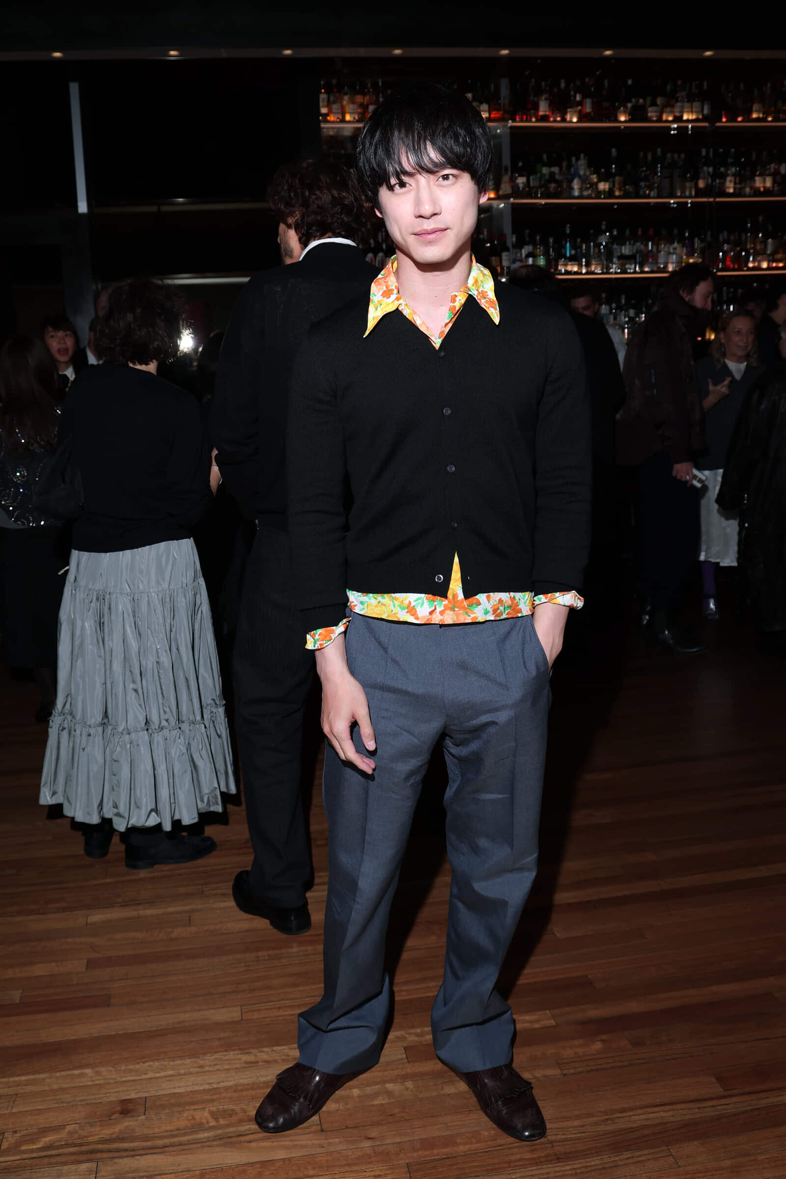 坂口健太郎やTWICE SANAらが来場。プラダ2025年秋冬メンズコレクション